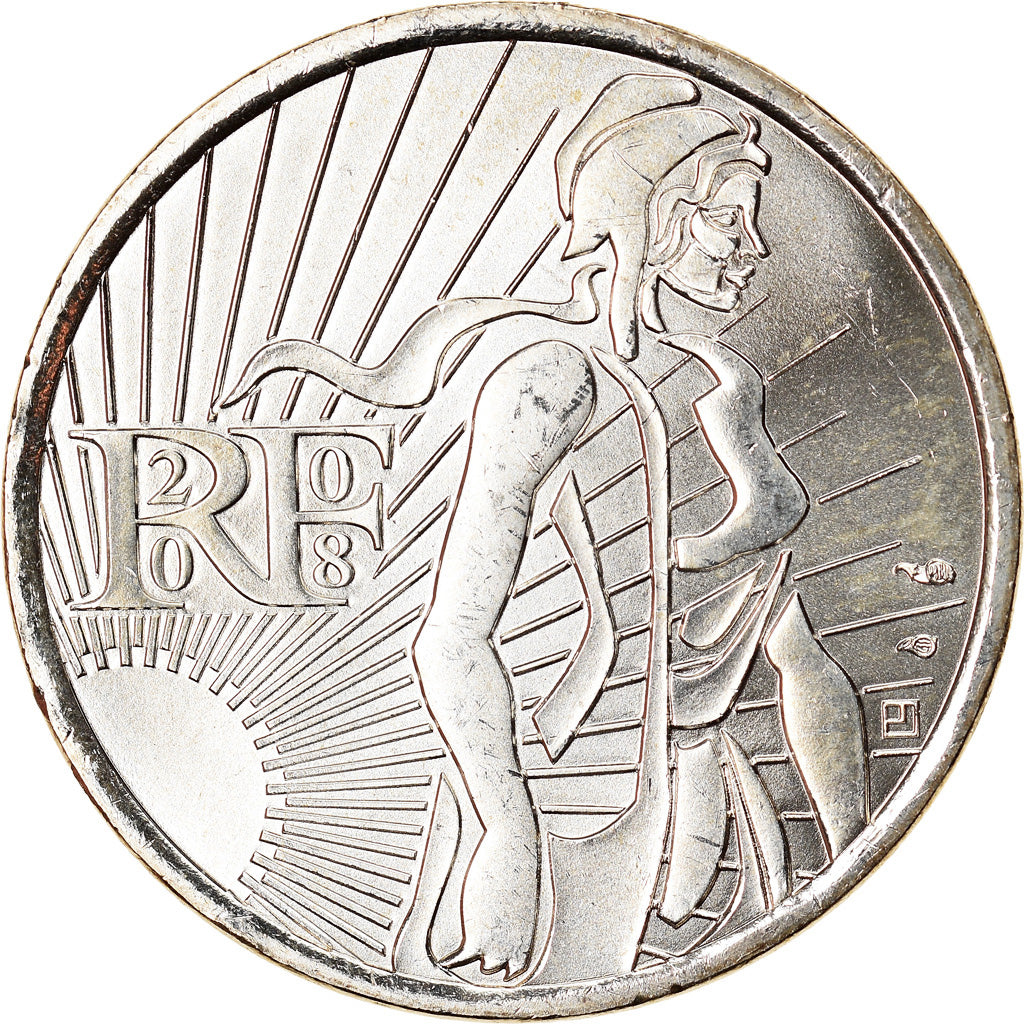 France, 5 Euro, Semeuse, 2008, SPL, Argent, Gadoury:EU287, KM:1534