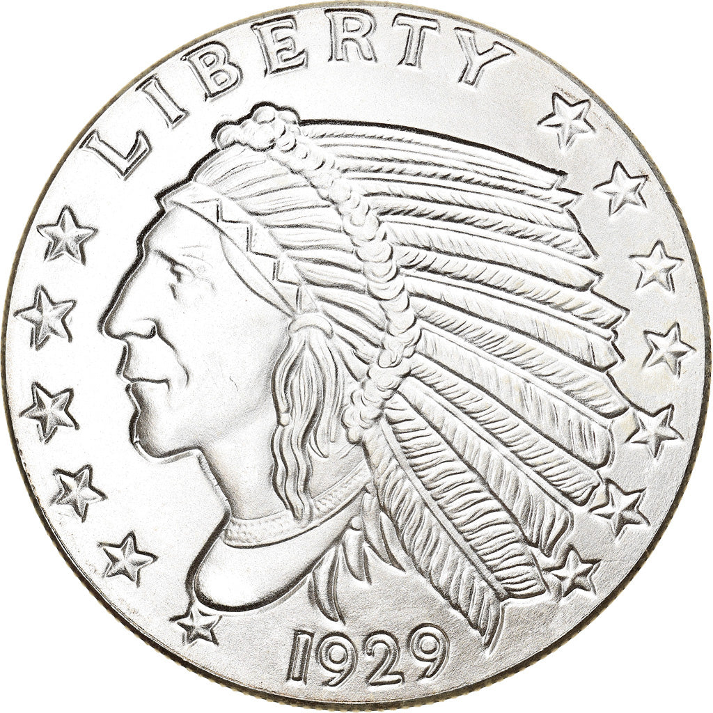 Monnaie, États-Unis, Indian Head, 1 Troy Ounce, Golden State Mint