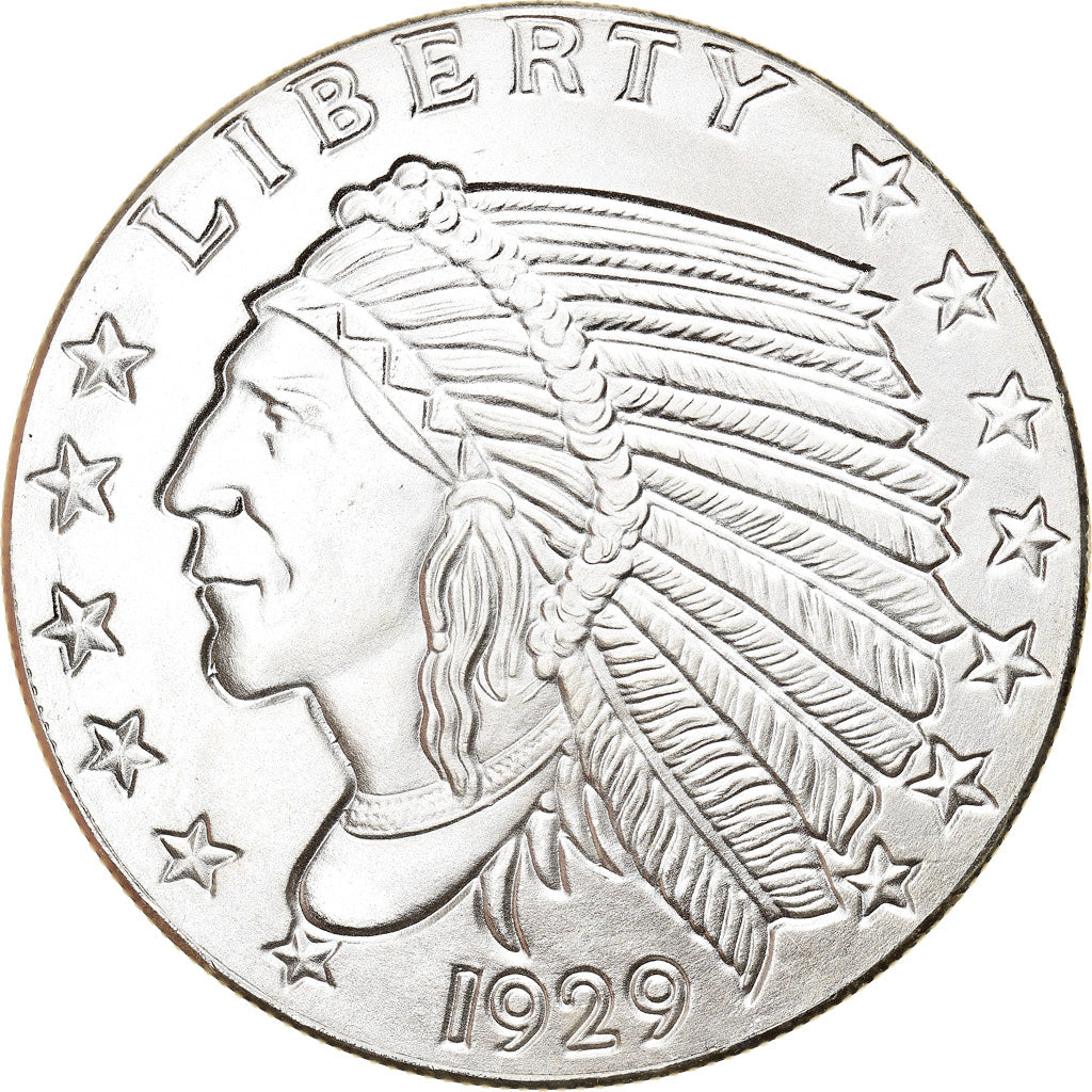 Munten, Verenigde Staten, Indian Head, 1 Troy Ounce, Golden State Mint