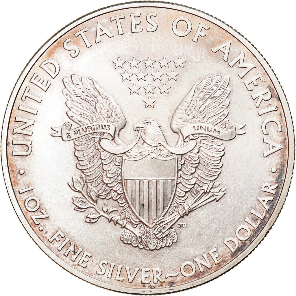 Münze, Vereinigte Staaten, Silver Eagle, Dollar, 2008, U.S. Mint, 1 Oz, VZ