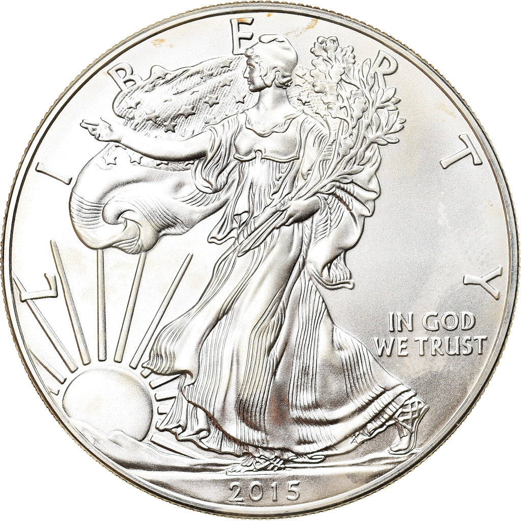 Moneta, Stati Uniti, Silver Eagle, Dollar, 2015, 1 Oz, FDC, Argento