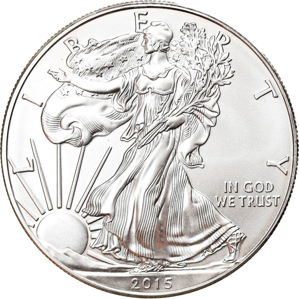 Moneta, Stati Uniti, Silver Eagle, Dollar, 2015, 1 Oz, FDC, Argento