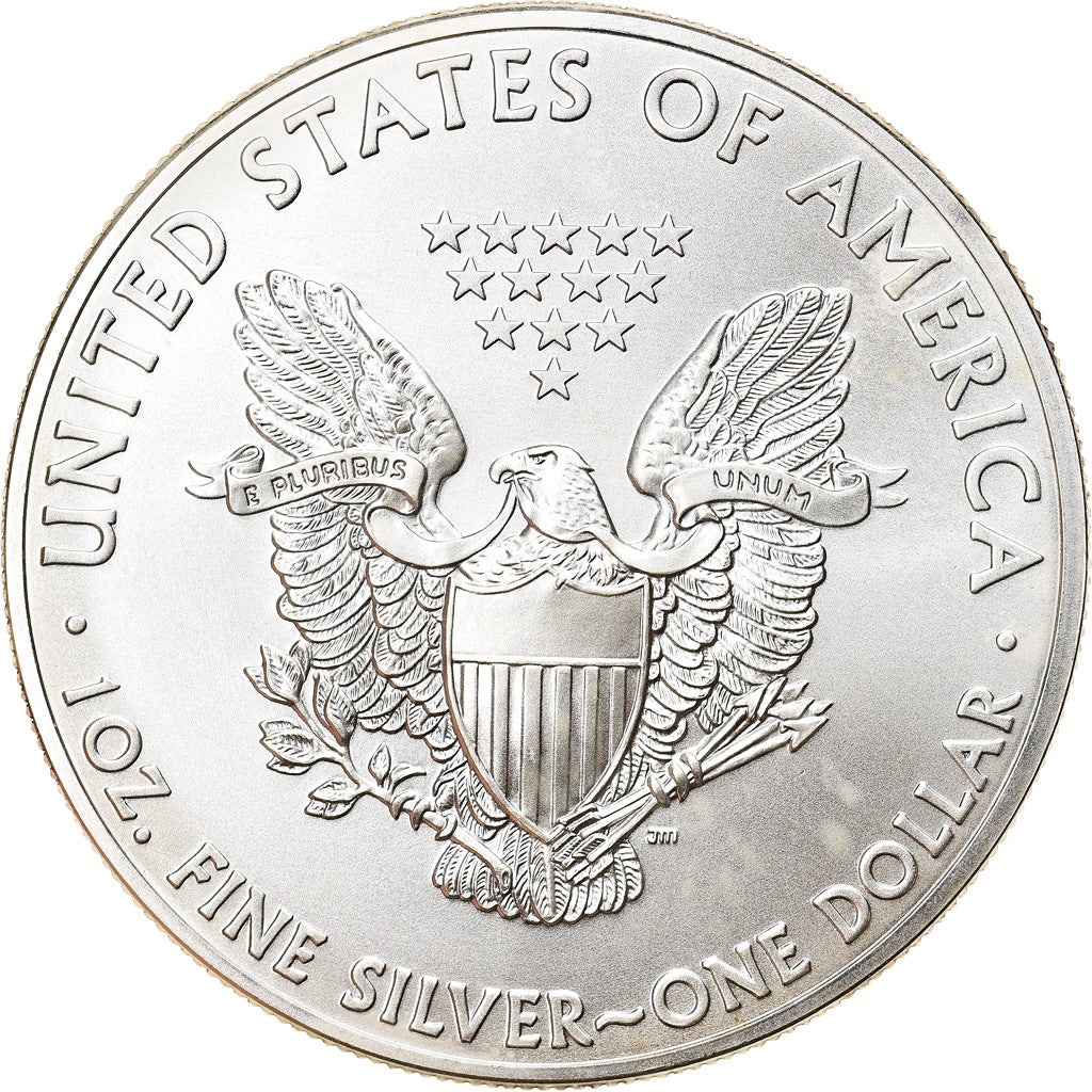 Moneta, USA, Silver Eagle, Dollar, 2015, 1 Oz, MS(65-70), Srebro