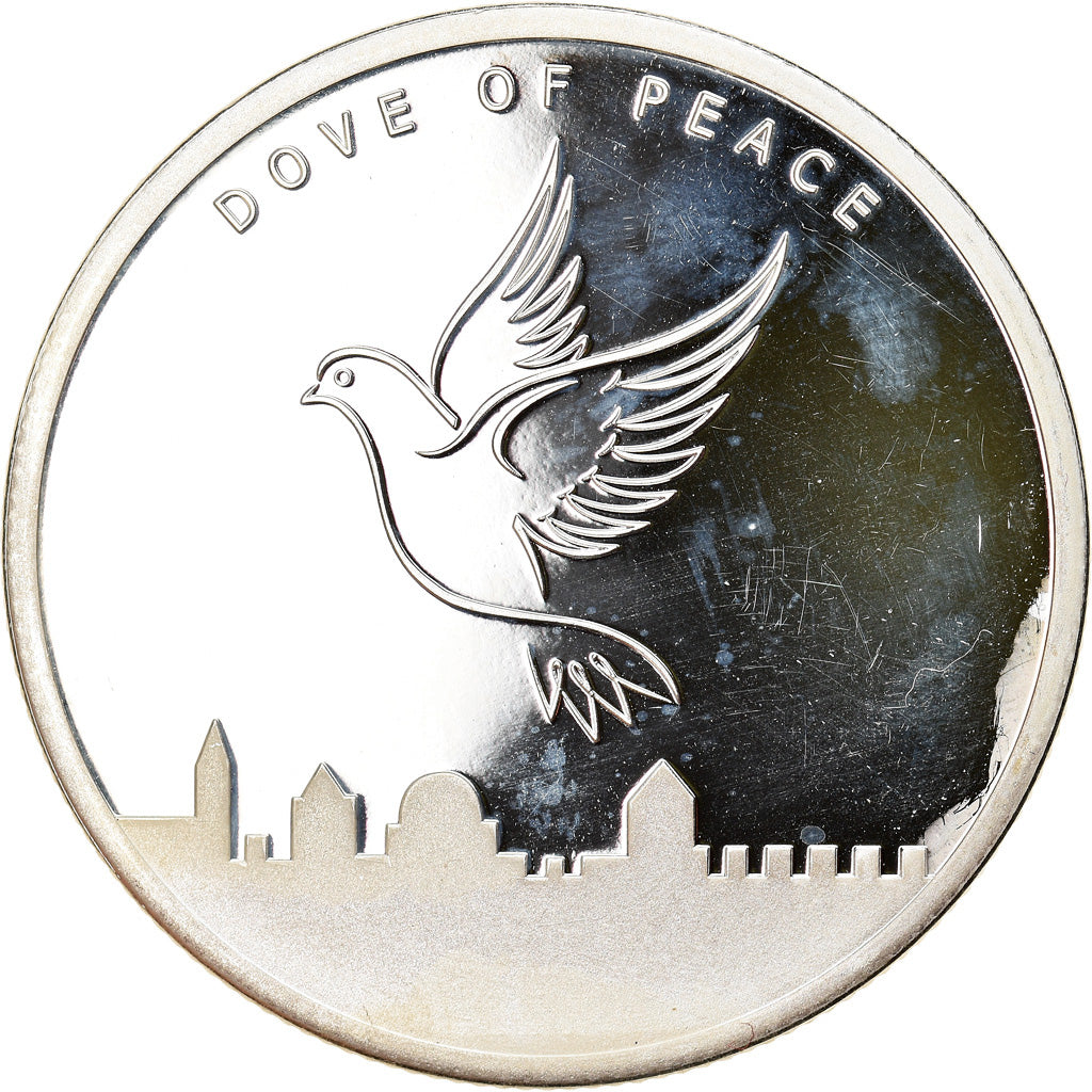 Monnaie, Israel, Dove of Peace - Jerusalem, 1 Troy Ounce, 2015, FDC, Argent