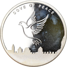 Monnaie, Israel, Dove of Peace - Jerusalem, 1 Troy Ounce, 2015, FDC, Argent