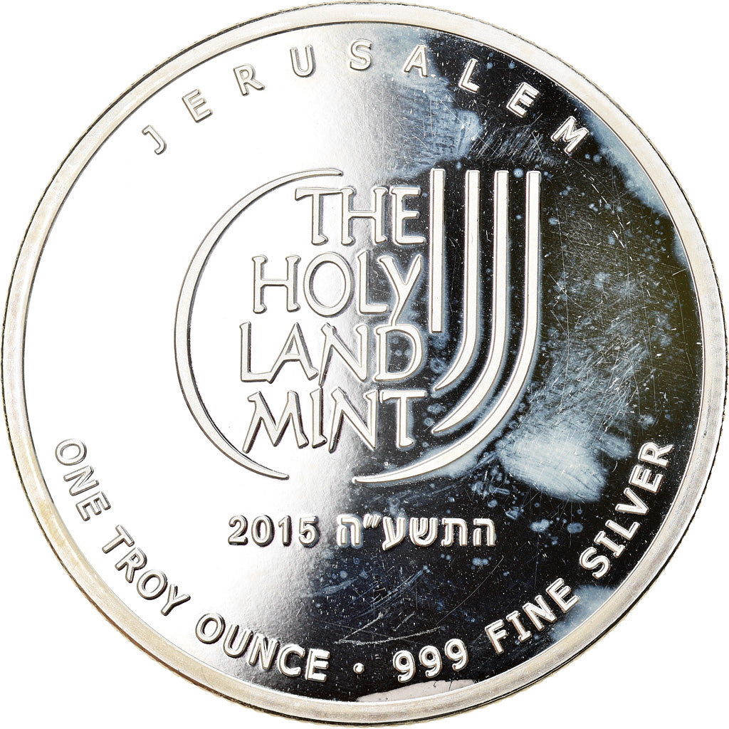 Monnaie, Israel, Dove of Peace - Jerusalem, 1 Troy Ounce, 2015, FDC, Argent