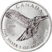 Moneda, Canadá, Red-tailed Hawk, 5 Dollars, 2015, 1 Oz, FDC, Plata