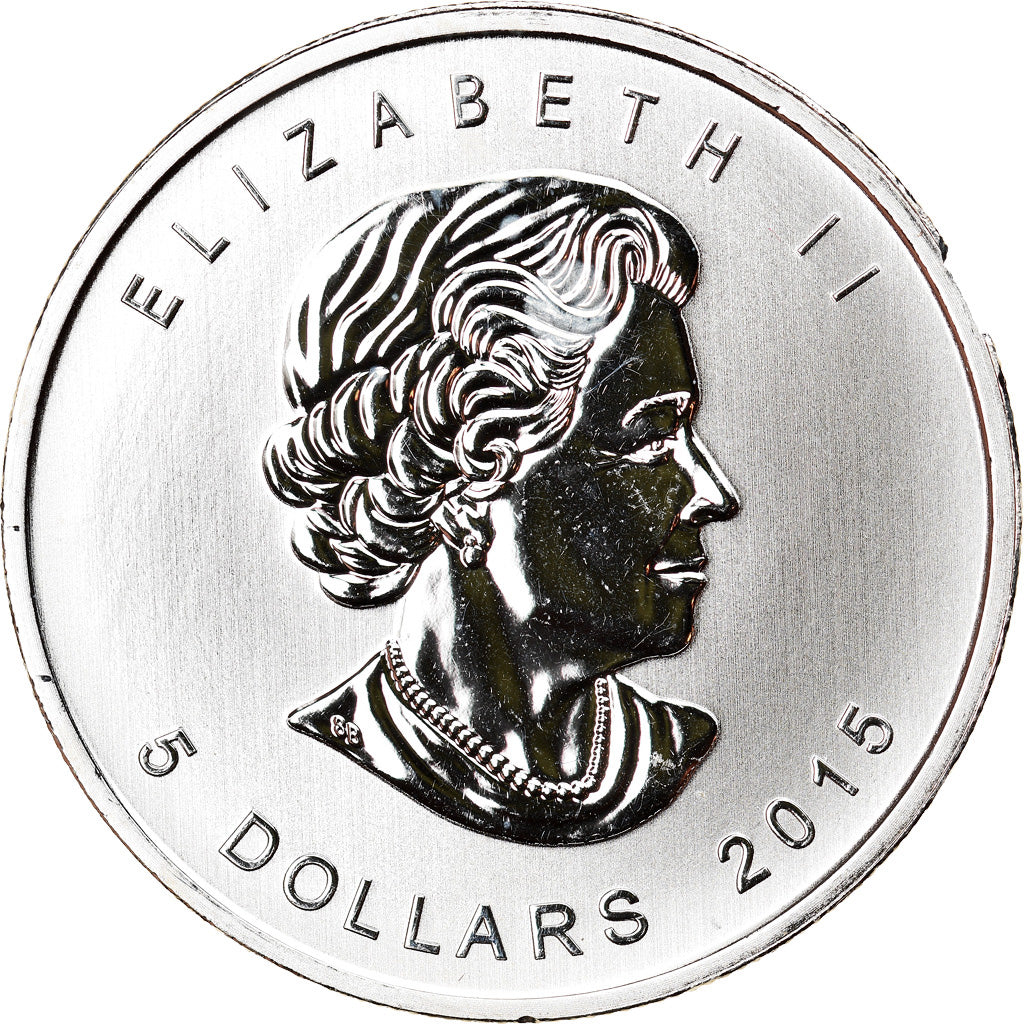 Moneda, Canadá, Red-tailed Hawk, 5 Dollars, 2015, 1 Oz, FDC, Plata