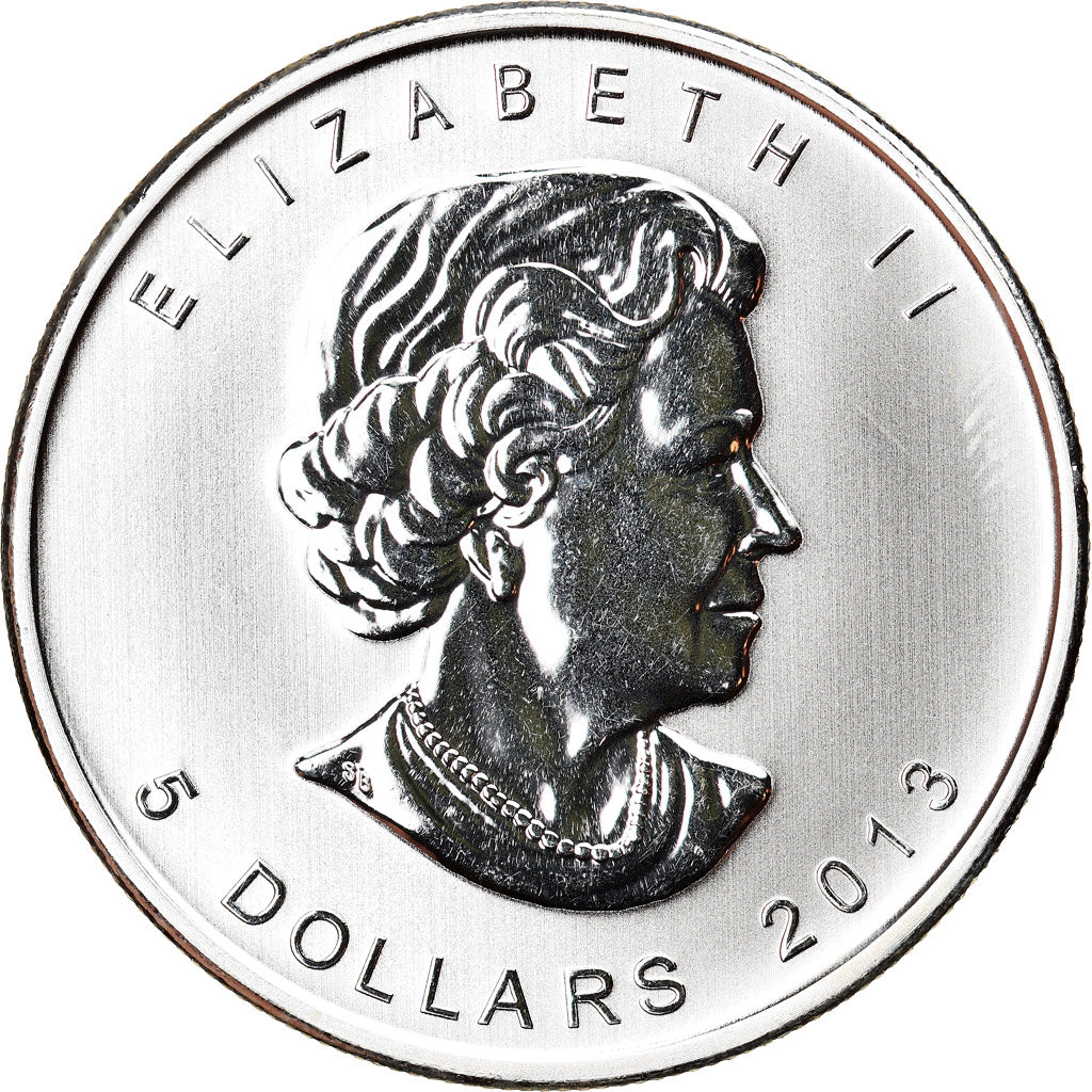 Münze, Kanada, Maple Leaf 25th Anniversary, 5 Dollars, 2013, 1 Oz, STGL