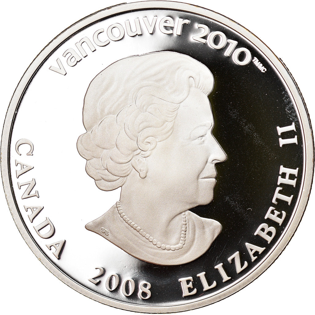 Münze, Kanada, Elizabeth II, Figure skating, 25 Dollars, 2008, STGL, Silber