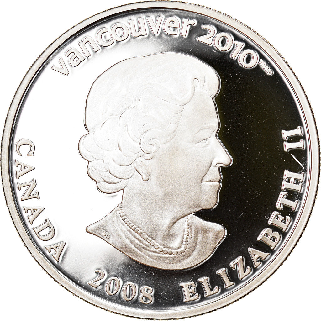 Coin, Canada, Elizabeth II, Freestyle skiing, 25 Dollars, 2008, MS(65-70)