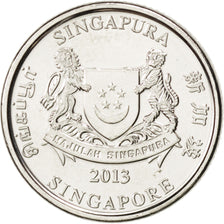 Coin, Singapore, 20 Cents, 2013, MS(63), Cupro-nickel, KM:New