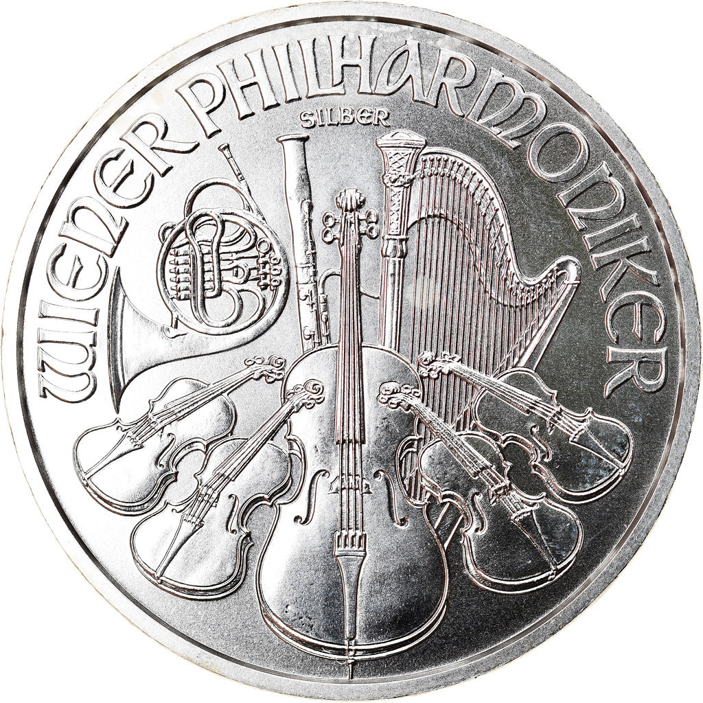 Austria, Philharmonic Orchestra, 1-1/2 Euro, 2015, 1 Oz, FDC, Argento
