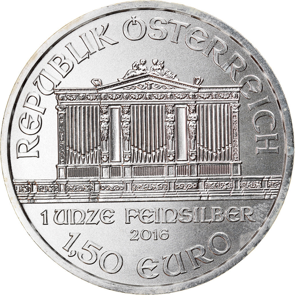 Austria, Philharmonic Orchestra, 1-1/2 Euro, 2016, 1 Oz, FDC, Argento