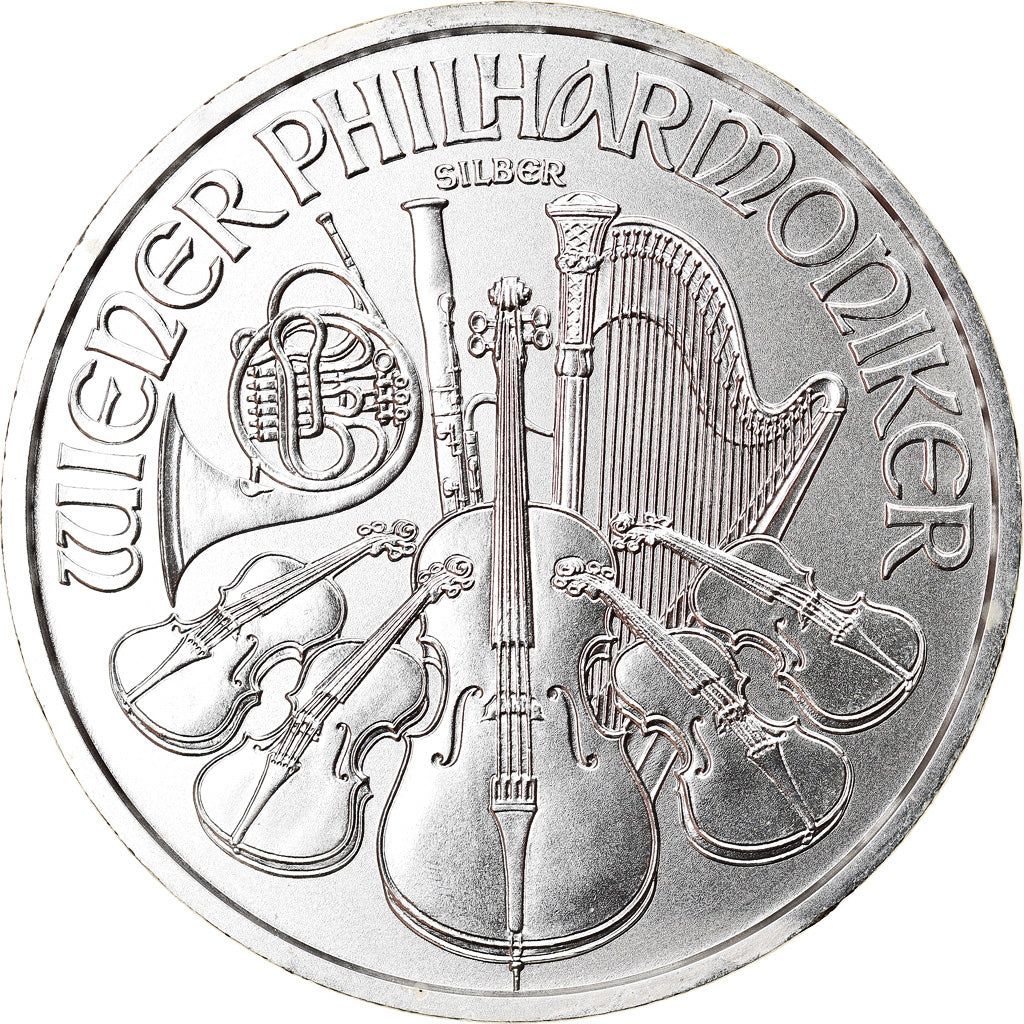Austria, Philharmonic Orchestra, 1-1/2 Euro, 2016, 1 Oz, MS(65-70), Silver