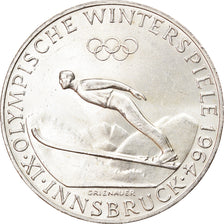 Moneta, Austria, Olympische Winterspiele, 50 Schilling, 1964, MS(63), Srebro