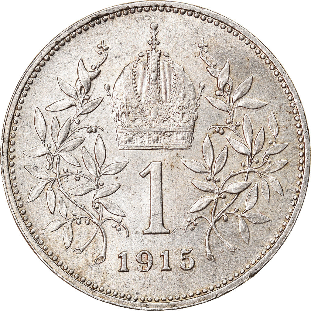 Münze, Österreich, Franz Joseph I, Corona, 1915, VZ, Silber, KM:2820