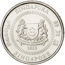 Coin, Singapore, 50 Cents, 2013, MS(63), Cupro-nickel, KM:New