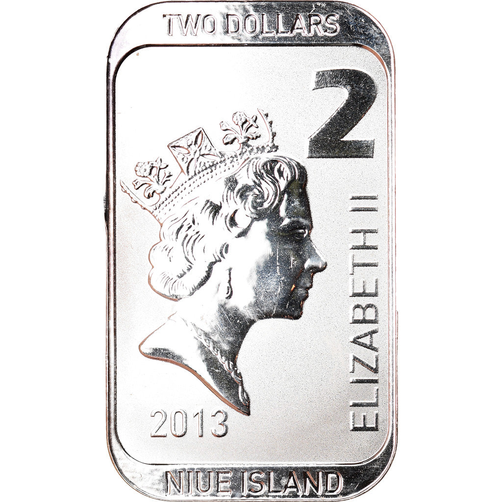 Münze, Niue, Elizabeth II, Scottsdale Silver, 2 Dollars, 2013, 1 Oz, UNZ+