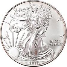 Moneda, Estados Unidos, Silver Eagle, Dollar, 2012, 1 Oz, FDC, Plata