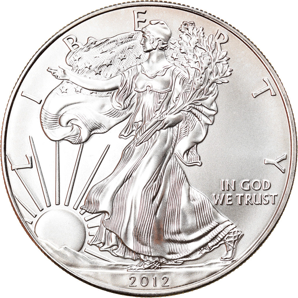 Moneta, Stati Uniti, Silver Eagle, Dollar, 2012, 1 Oz, FDC, Argento