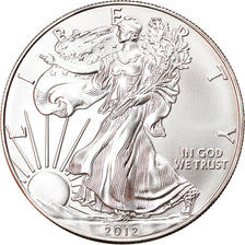 Moneda, Estados Unidos, Silver Eagle, Dollar, 2012, 1 Oz, FDC, Plata