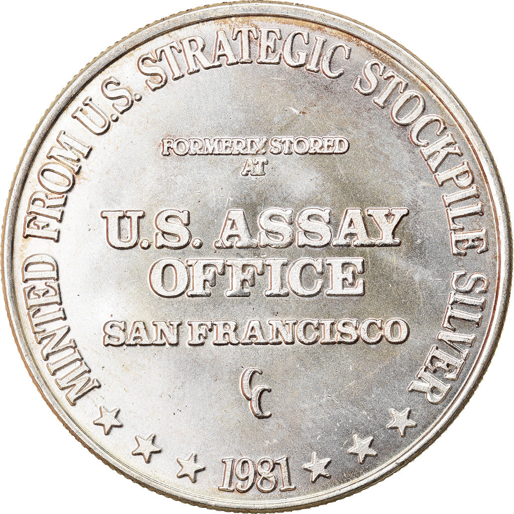 Münze, Vereinigte Staaten, US Strategic Stockpile, 1 Troy Ounce, 1981, UNZ