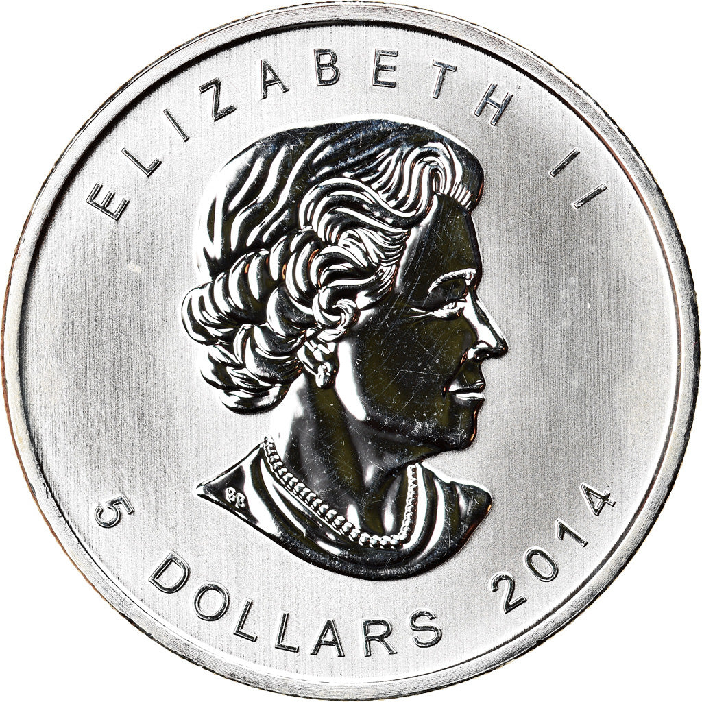 Münze, Kanada, Bald Eagle, 5 Dollars, 2014, 1 Oz, UNZ+, Silber