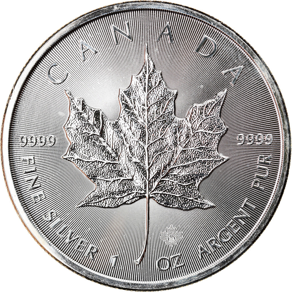 Moneta, Canada, Maple Leaf, 5 Dollars, 2015, 1 Oz, FDC, Argento