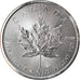 Moneta, Canada, Maple Leaf, 5 Dollars, 2015, 1 Oz, FDC, Argento