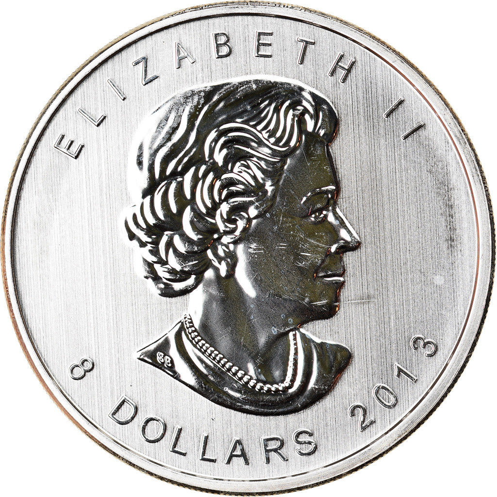 Moneta, Canada, Polar Bear, 8 Dollars, 2013, 1-1/2 Oz, SPL+, Argento