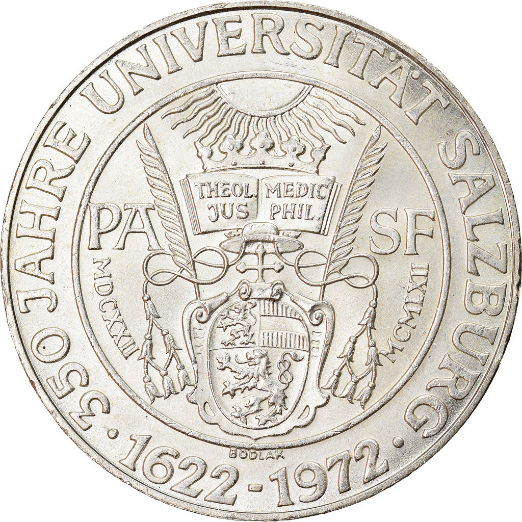 Monnaie, Autriche, Salzburg University, 50 Schilling, 1972, SUP+, Argent