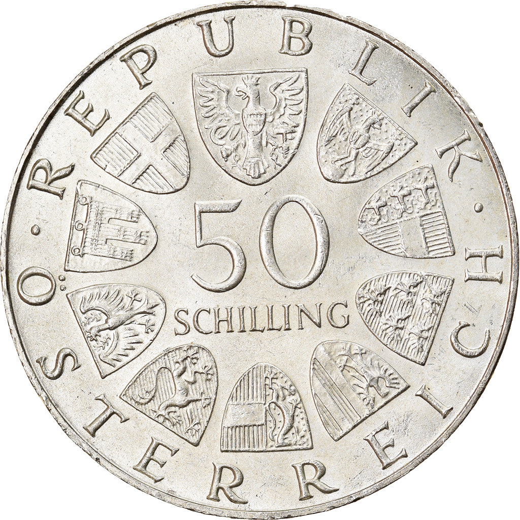 Monnaie, Autriche, Salzburg University, 50 Schilling, 1972, SUP+, Argent