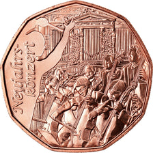Austria, 5 Euro, New Year - Concert, 2016, FDC, Rame
