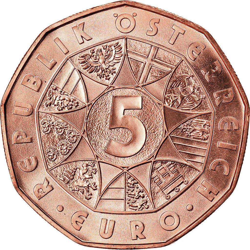 Austria, 5 Euro, New Year - Concert, 2016, FDC, Rame