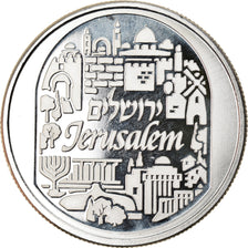 Munten, Israël, City of Peace - Jerusalem, 1 Troy Ounce, 2015, UNC-, Zilver