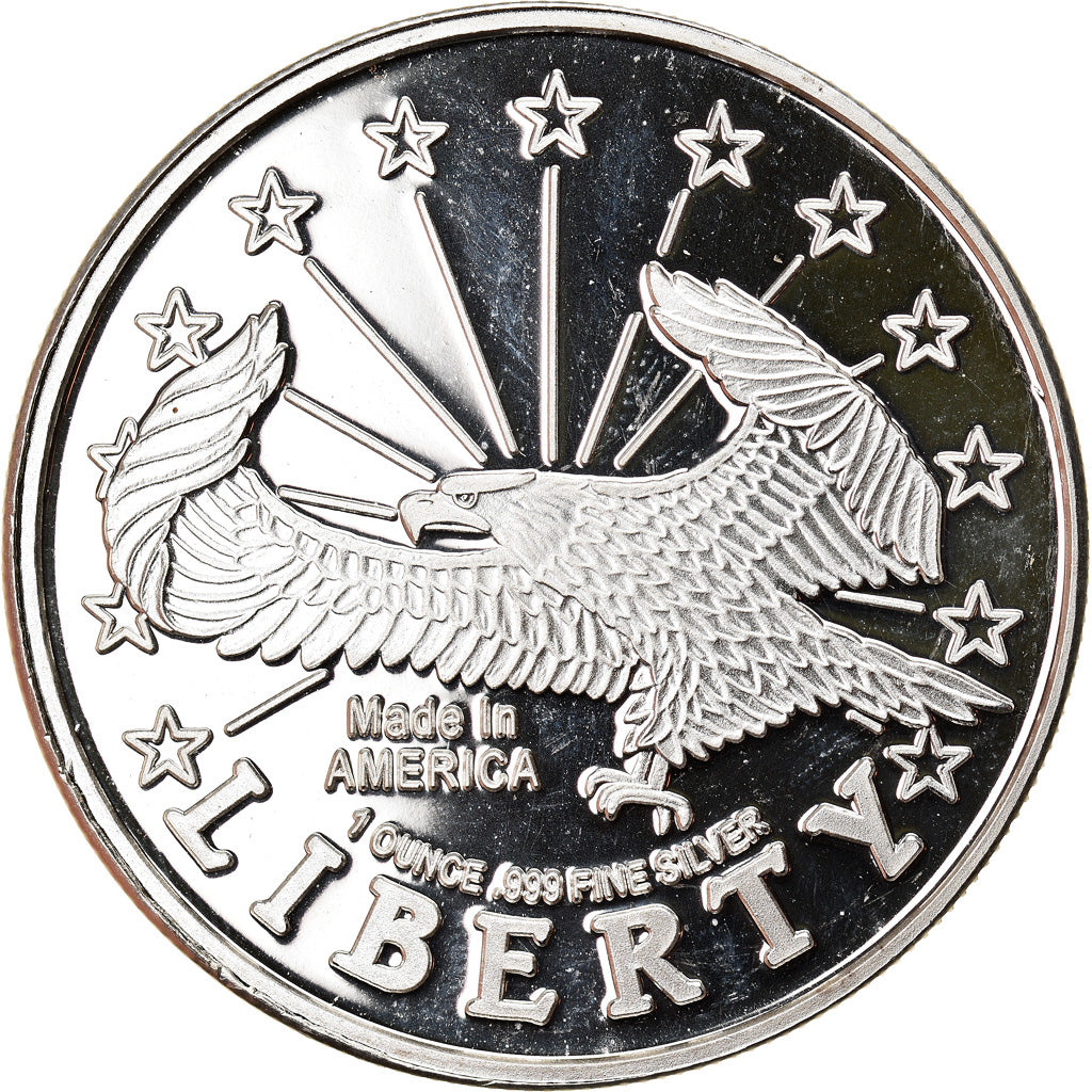 Moneta, Stati Uniti, Liberty - Eagle, 1 Troy Ounce, Exonumia, FDC, Argento