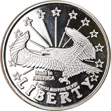 Moneta, Stati Uniti, Liberty - Eagle, 1 Troy Ounce, Exonumia, FDC, Argento