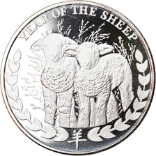 Coin, Somaliland, Year of the Sheep, 1000 Shillings, 2015, MS(65-70), Silver