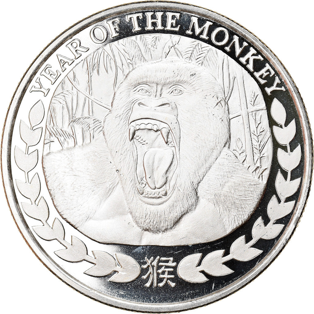 Monnaie, Somaliland, Année du Singe, 1000 Shillings, 2016, FDC, Argent
