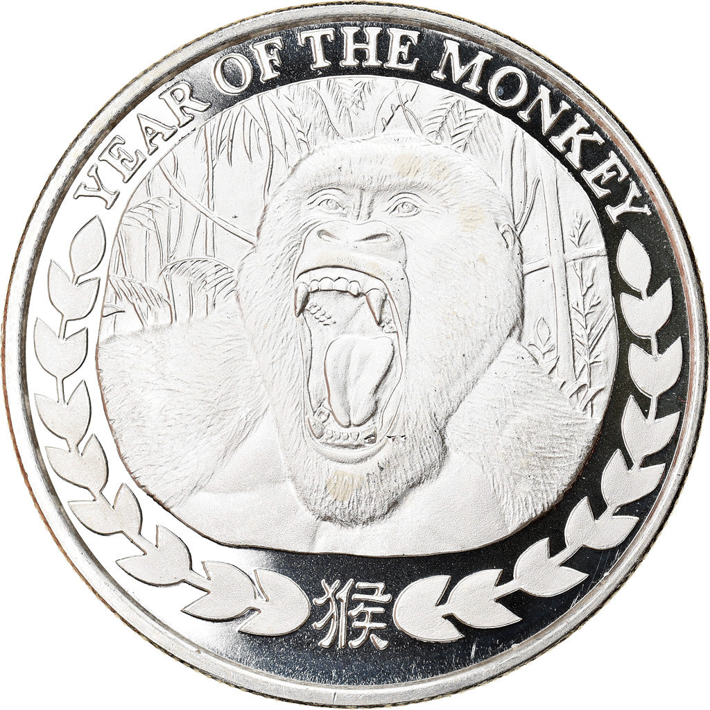 Monnaie, Somaliland, Année du Singe, 1000 Shillings, 2016, FDC, Argent