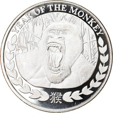 Monnaie, Somaliland, Année du Singe, 1000 Shillings, 2016, FDC, Argent