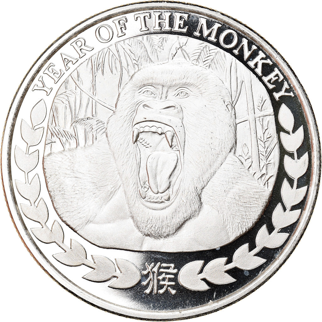 Monnaie, Somaliland, Année du Singe, 1000 Shillings, 2016, FDC, Argent