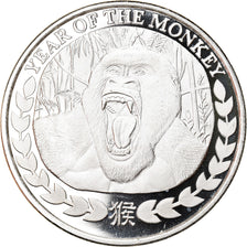 Monnaie, Somaliland, Année du Singe, 1000 Shillings, 2016, FDC, Argent