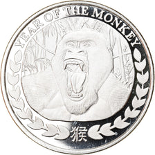 Moneta, Somaliland, Year of the Monkey, 1000 Shillings, 2016, FDC, Argento