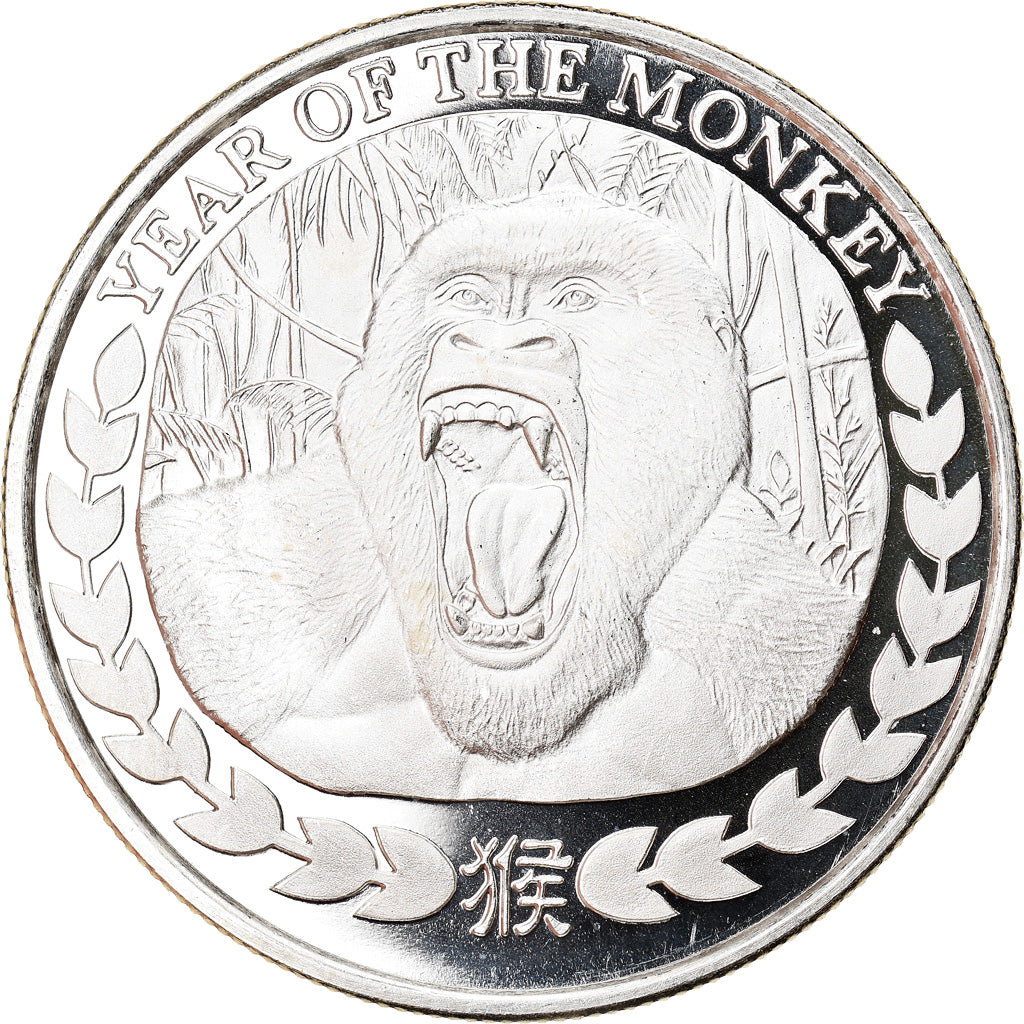 Münze, Somaliland, Year of the Monkey, 1000 Shillings, 2016, STGL, Silber