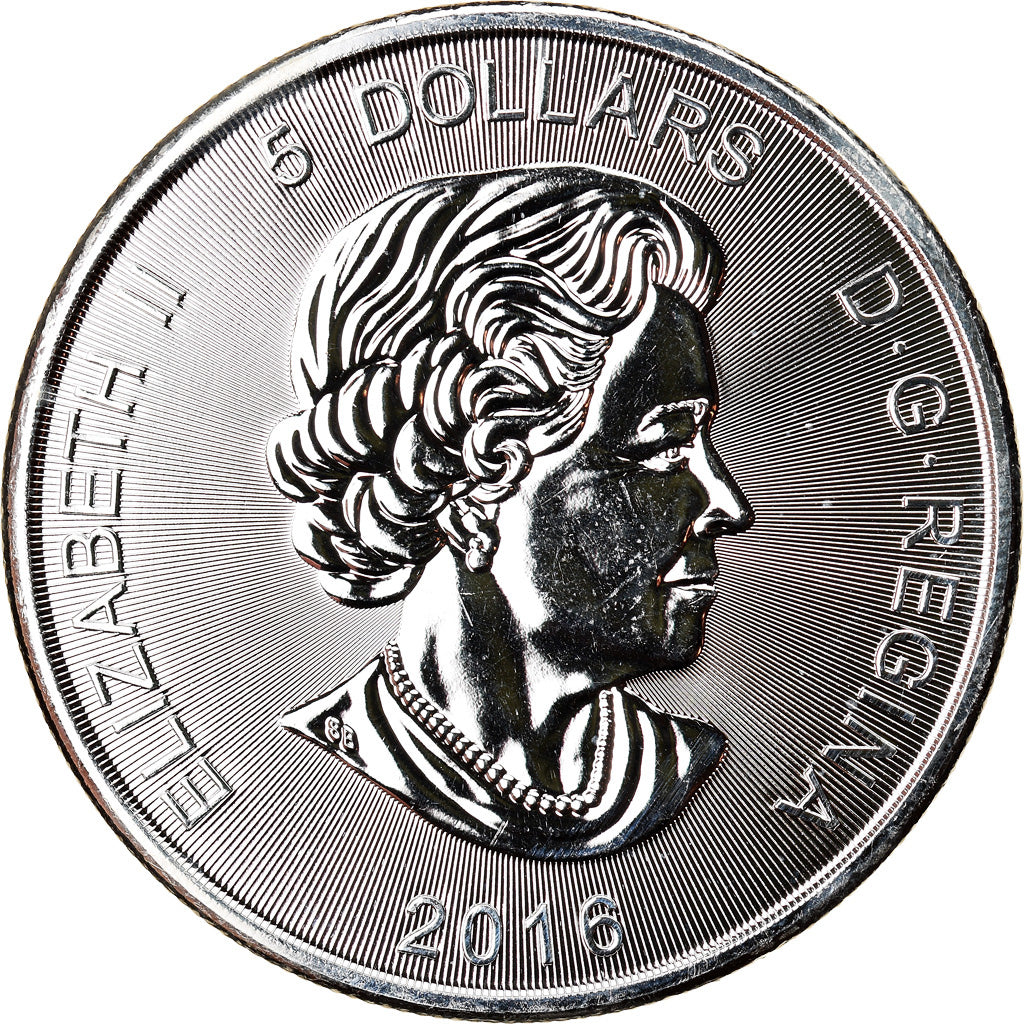 Moneta, Canada, Elizabeth II, Cougar, 5 Dollars, 2016, 1 Oz, FDC, Argento