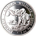 Moneta, Somalia, Elephant, 100 Shillings, 2016, 1 Oz, FDC, Argento