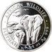 Moneta, Somalia, Elephant, 100 Shillings, 2015, 1 Oz, FDC, Argento