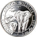 Moneta, Somalia, Elephant, 100 Shillings, 2015, 1 Oz, FDC, Argento